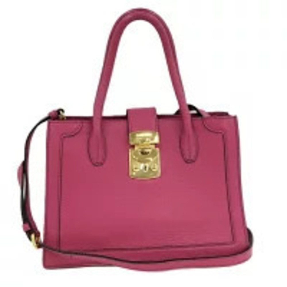 Miu Miu Shoulder Bag Pink Leather